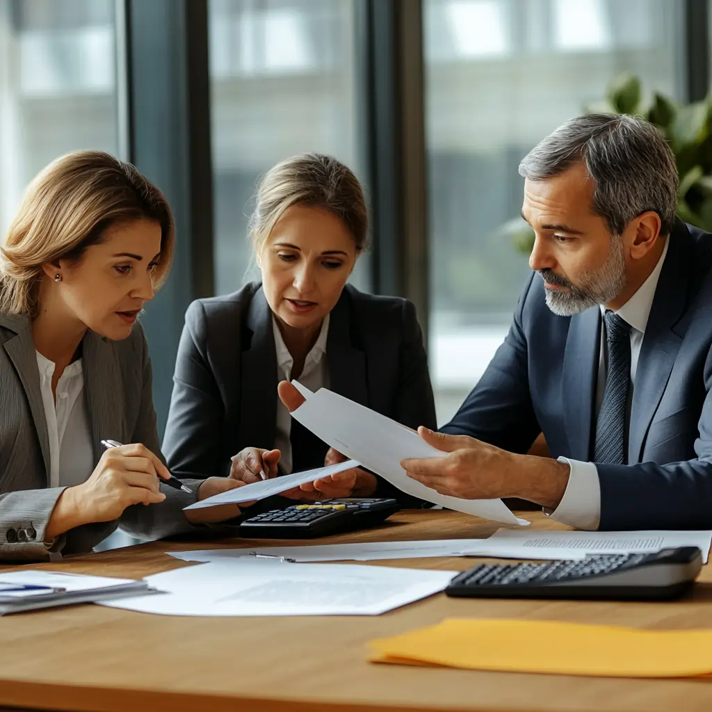 Kredytobiorcy przygotowujący się do procesu z bankiem w sprawie kredytu frankowego