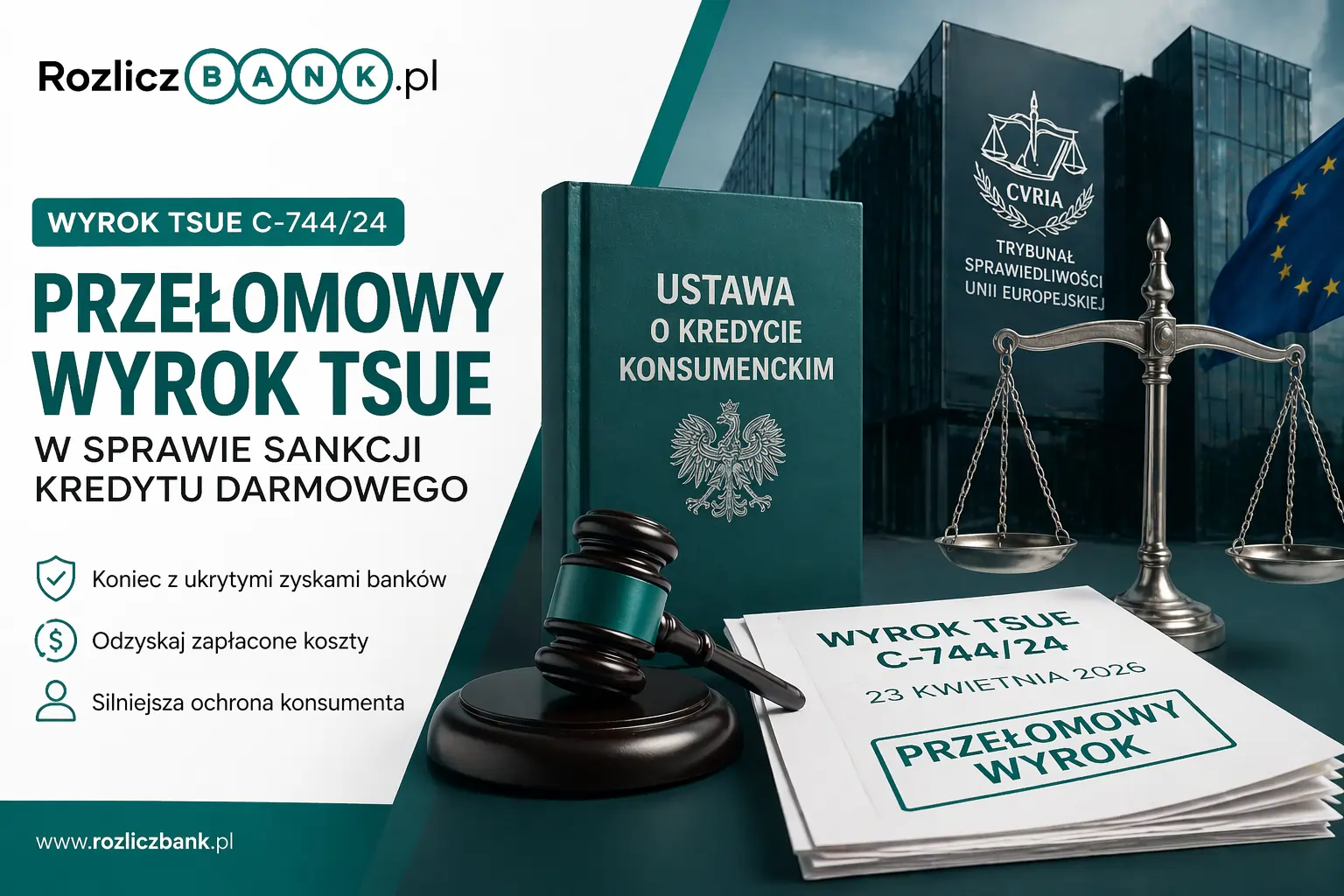 wyrok TSUE SKD 2026 sankcja kredytu darmowego odsetki od kosztów
